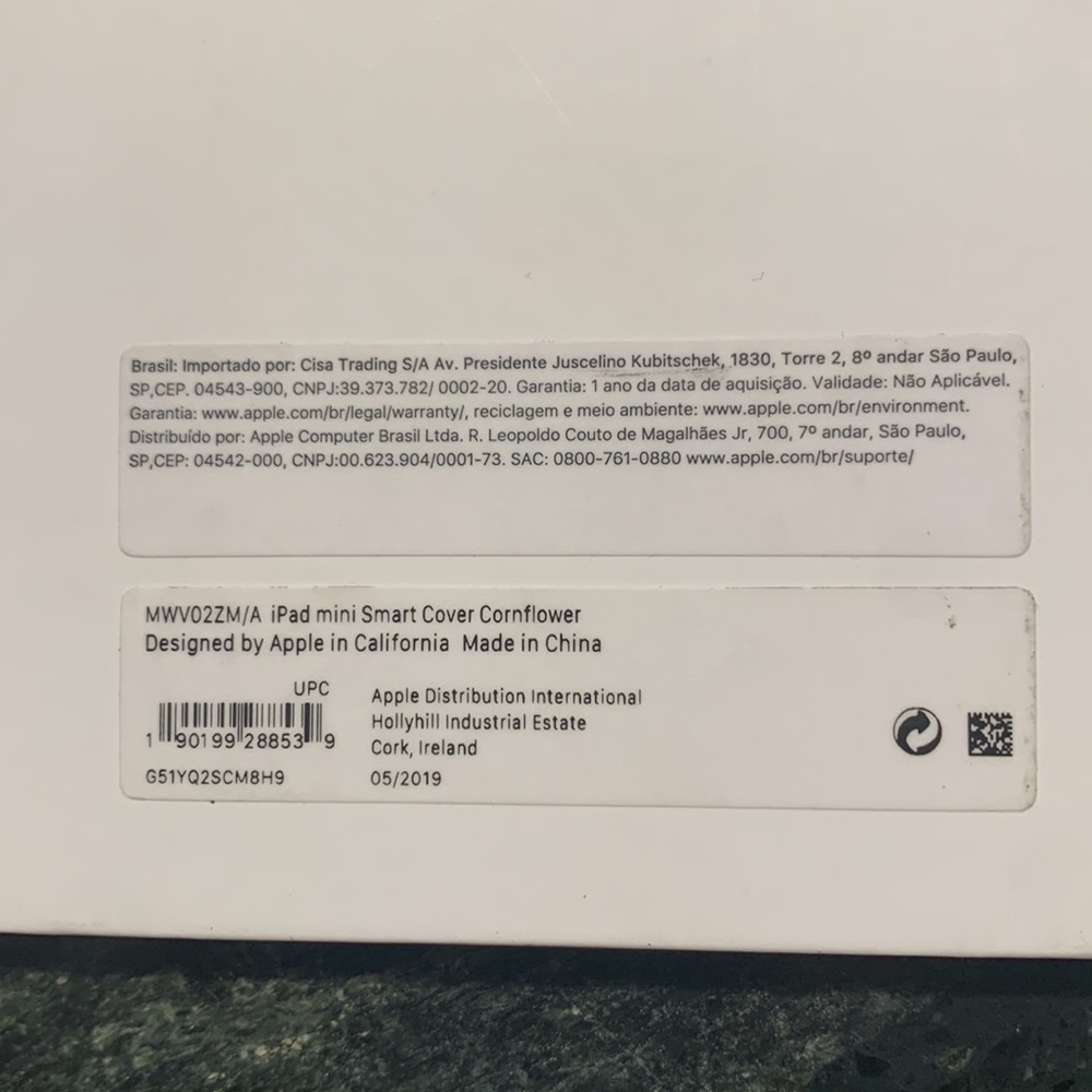 🌹Apple iPad Mini Smart Cover - Blue New - Picture 7 of 8